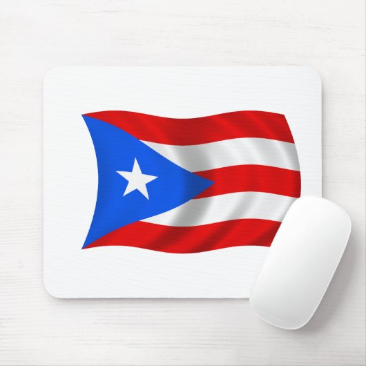 Flagge von Puerto Rico Mousepad (Mit Mouse)