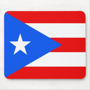 Flagge von Puerto Rico Mousepad