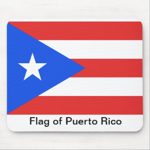Flagge von Puerto Rico Mousepad