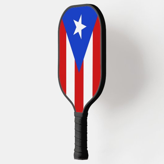 Flagge von Puerto Rico Pickleball Schläger (Links)