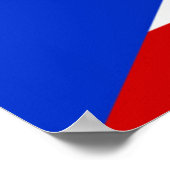 Flagge von Puerto Rico Poster (Ecke)