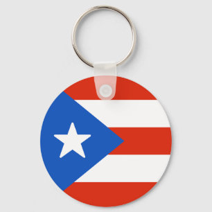 Flagge von Puerto Rico Schlüsselanhänger