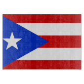 Flagge von Puerto Rico Schneidebrett (Vorderseite)