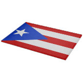 Flagge von Puerto Rico Schneidebrett (Ecke)