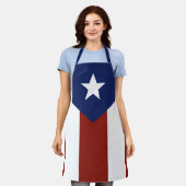 Flagge von Puerto Rico Schürze (Getragen)