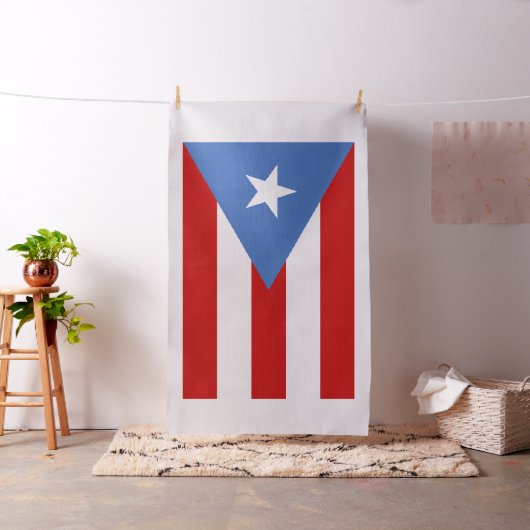 Flagge von Puerto Rico Stoff (Beispiel)