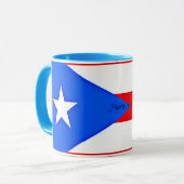 Flagge von Puerto Rico Tasse (Vorderseite Links)