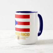 Flagge von Puerto Rico Tasse (VorderseiteRechts)