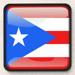 Flagge von Puerto Rico Untersetzer