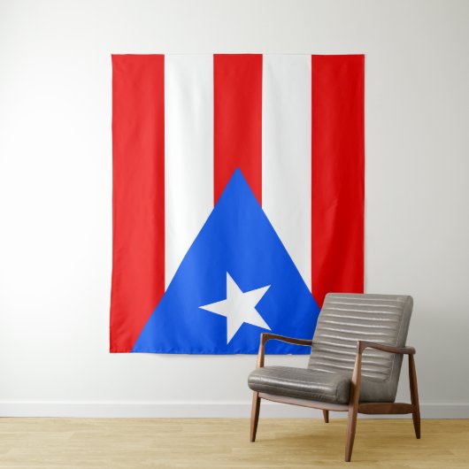 Flagge von Puerto Rico Wandteppich (Beispiel)