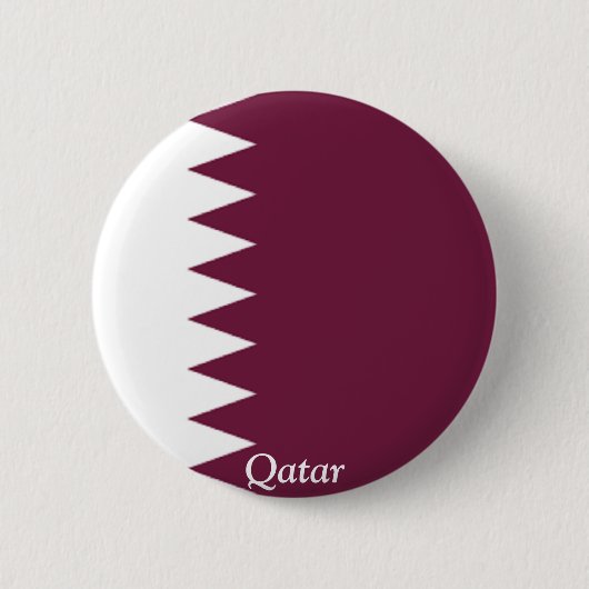 Flagge von Qatar Button (Vorderseite)