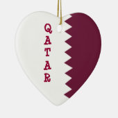 Flagge von Qatar Keramikornament (Rechts)