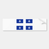 Flagge von Quebec Autoaufkleber (Vorne)