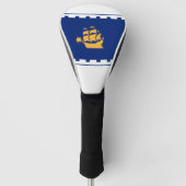 Flagge von Quebec City Golf Head Cover Headcover (Vorderseite)