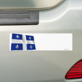 Flagge von Quebec, Kanada Autoaufkleber (Auf Auto)
