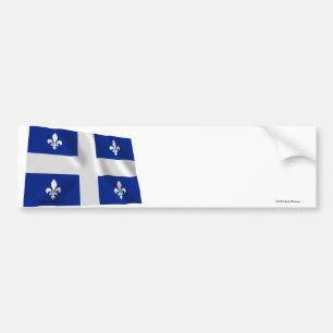 Flagge von Quebec, Kanada Autoaufkleber
