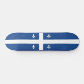 Flagge von Québec, Kanada Skateboard (Horizontal)