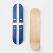 Flagge von Québec, Kanada Skateboard (Vorderseite)