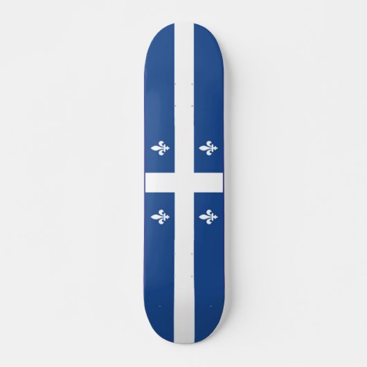Flagge von Québec, Kanada Skateboard (Vorne)
