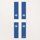 Flagge von Québec, Kanada Yogamatte (Rückseite)