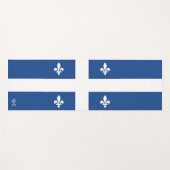 Flagge von Québec, Kanada Yogamatte (Vorderseite (Horizontal))