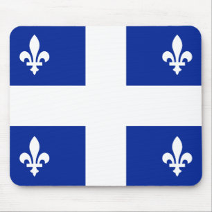 Flagge von Quebec Mousepad