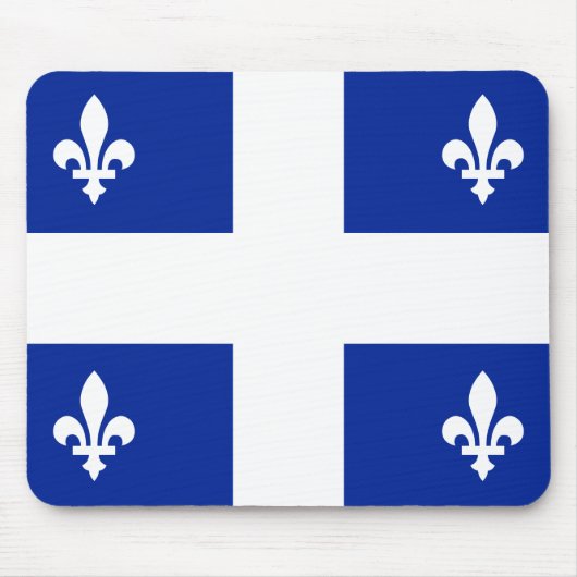 Flagge von Quebec Mousepad (Vorne)