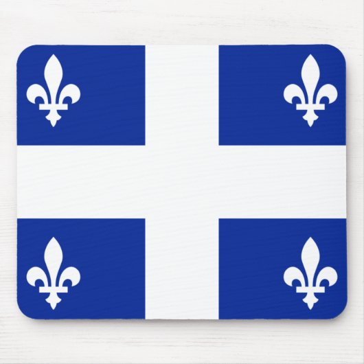 Flagge von Quebec Mousepad (Vorne)
