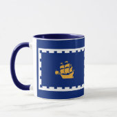 Flagge von Québec-Stadt Tasse (Links)
