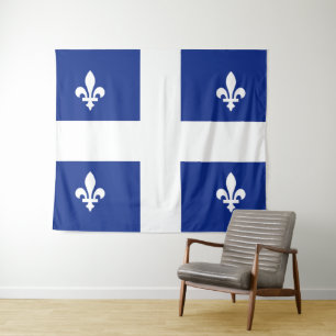 Flagge von Quebec Wandteppich