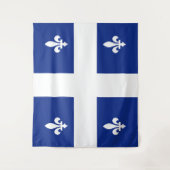 Flagge von Quebec Wandteppich (Vorderseite)