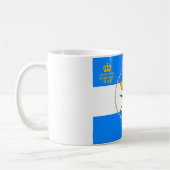 Flagge von Queens (Stadtbezirk von New York) Kaffeetasse (Links)