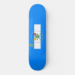 Flagge von Queens (Stadtbezirk von New York) Skateboard