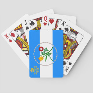 Flagge von Queens (Stadtbezirk von New York) Spielkarten