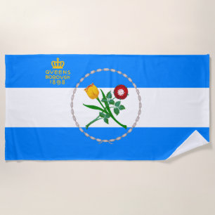 Flagge von Queens (Stadtbezirk von New York) Strandtuch