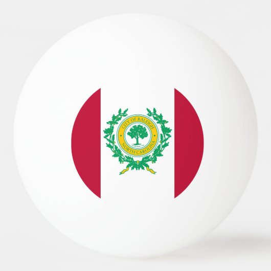 Flagge von Raleigh, North Carolina Ping-Pong Ball (Vorderseite)