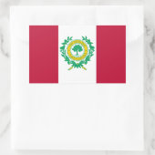 Flagge von Raleigh, North Carolina Rechteckige Sti Rechteckiger Aufkleber (Tasche)