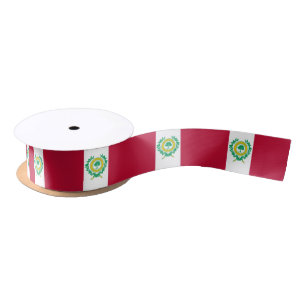 Flagge von Raleigh, North Carolina Satin Ribbon Satinband