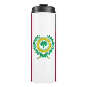 Flagge von Raleigh, North Carolina Thermal Tumbler Thermosbecher