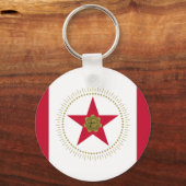 Flagge von Raleigh, Schlüsselanhänger North Caroli (Vorderseite)