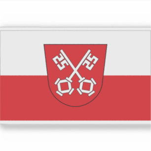 Flagge von Regensburg Aufkleber