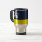 Flagge von Regina, Saskatchewan Reisebecher (Vorderseite Links)