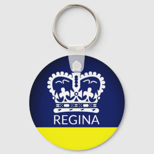 Flagge von Regina, Saskatchewan Schlüsselanhänger