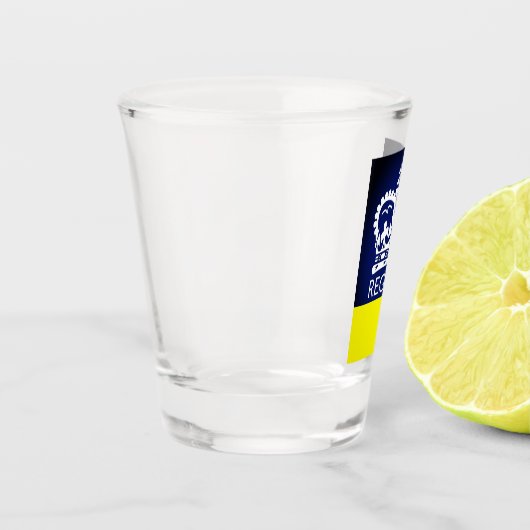 Flagge von Regina, Saskatchewan Schnapsglas (Links)