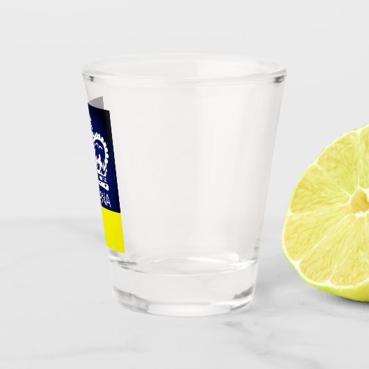 Flagge von Regina, Saskatchewan Schnapsglas (Rechts)