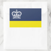 Flagge von Regina, Saskatchewan-Sticker Rechteckiger Aufkleber (Tasche)