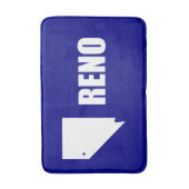 Flagge von Reno, Nevada Bad Mat Badematte (Vorderseite Vertikal)