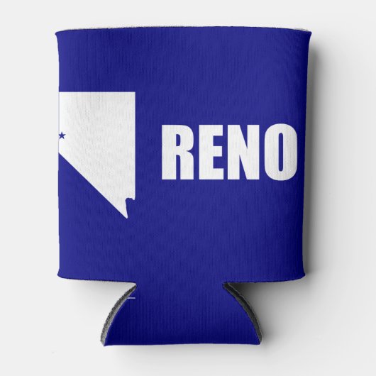 Flagge von Reno, Nevada Can Cooler Dosenkühler (Vorderseite)