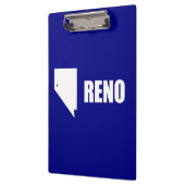 Flagge von Reno, Nevada Clipboard Klemmbrett (Links)