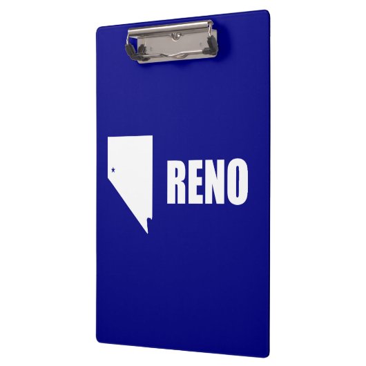 Flagge von Reno, Nevada Clipboard Klemmbrett (Links)